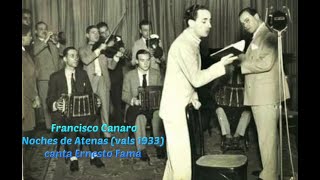F Canaro -  E  Famà  -   Noches de Atenas  - vals (1933)