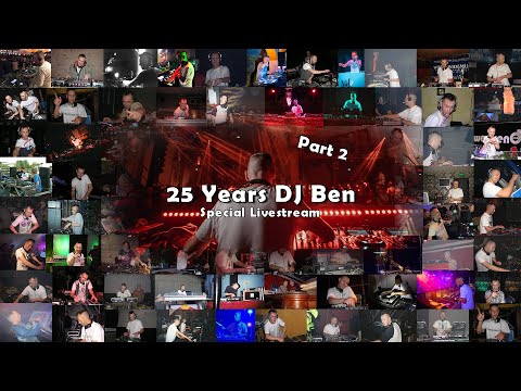 DJ Ben - 25th anniversary live on stage - Best New School Afro Cosmic Music in the Mix - Part 2