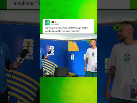 NEYMAR SOBRE A ESTREIA: "NERVOSO, MAS FELIZ" | #shorts | Copa do Mundo 2026 | ge.globo