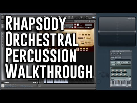 Rhapsody: Orchestral Percussion - Screencast / Full Walkthrough by Andrew Aversa - Kontakt Library