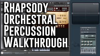 Video thumbnail for Rhapsody: Orchestral Percussion - Screencast / Full Walkthrough by Andrew Aversa - Kontakt Library by zirconst