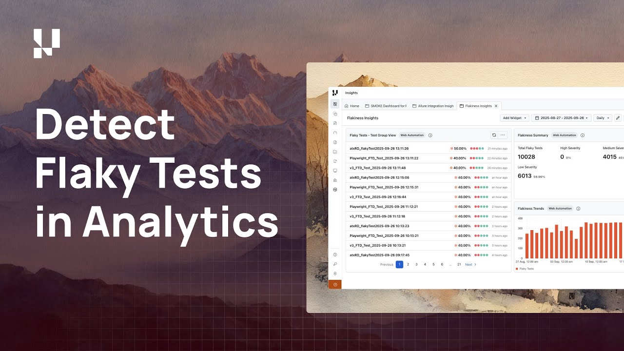 How to Detect and Analyze Flaky Tests in TestMu AI Analytics