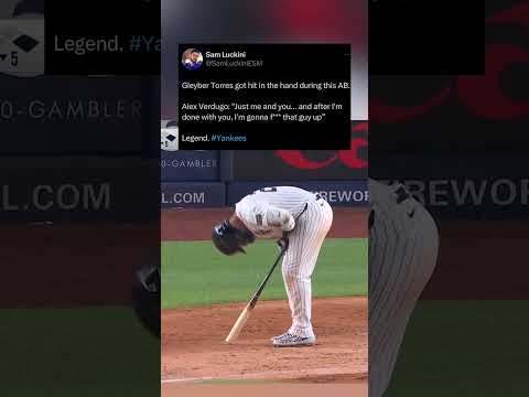 Alex Verdugo was ready to go to WAR for Gleyber Torres #yankees