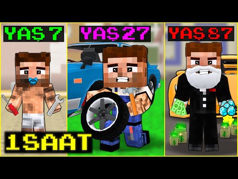 DOĞUMDAN MİLYONERLİĞE DOĞRU TAMİRCİ ALİ'NİN HAYAT FİLMİ! 😱 -Minecraft