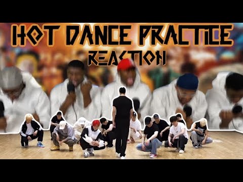 SEVENTEEN —  Hot (Dance Practice) REACTION