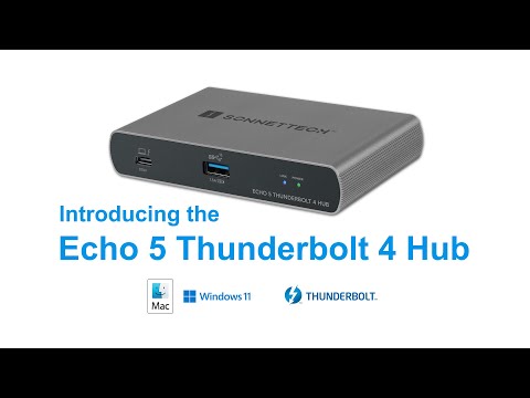Sonnet Echo 5 Thunderbolt 4 Hub - Product Overview