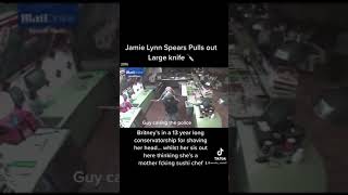 Jamie Lynn Spears pulls out a Large knife in fight 🔪 #freebritney