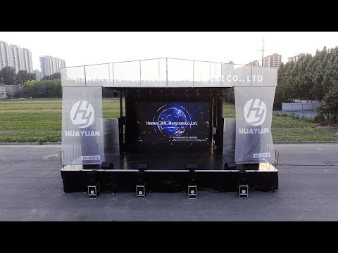 Mobile Stage & Hydraulic Stage Truck for Concerts - manufacturer HUAYUAN Mobile Stage Truck Trailer