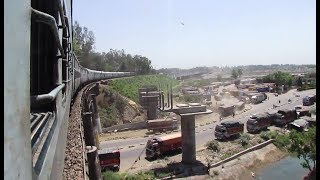 SWARAJ EXPRESS Crossing JAMMU & KASHMIR-PUNJAB Border Over The RAVI RIVER
