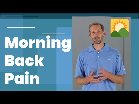 Morning Back Pain?