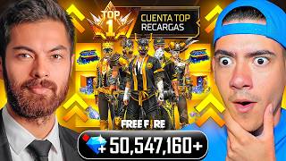 COMPRÉ UNA CUENTA CON 50.000.000 MILLONES DE DIAMANTES EN FREE FIRE !! NUEVO TOP 💎 - TheDonato