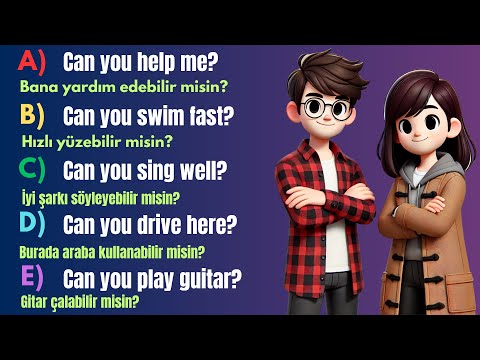 Bu Video İle İngilizce Konuş!✅ Basit İngilizce Cümleler!