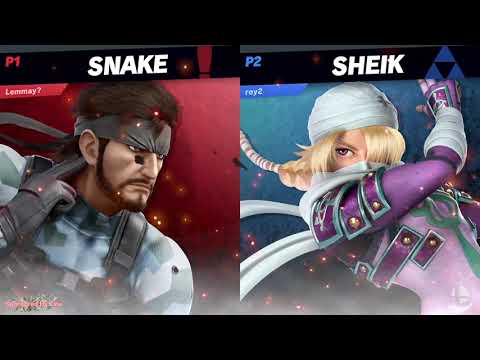 Lemmay(Snake) vs. PurpleRoy(Sheik)