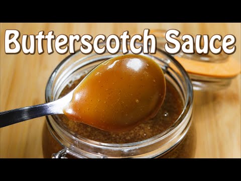 Velvety Butterscotch Sauce