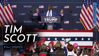 Senator Tim Scott Full Speech at Trump North Charleston Rallu