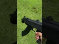 One Hand All Black Micro Draco Mag Dump With A NOT A FULL AUTOMATIC Microdraco Draco