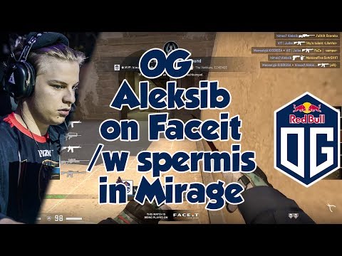 OG Aleksib on Faceit with spermis in Mirage | CSGO | POV