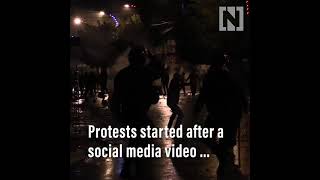 Download lagu Police and protesters clash in Siliana, Tunisia mp3