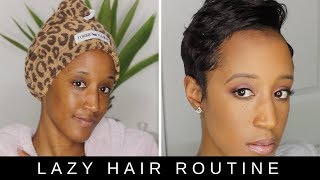 My LAZY Hair Routine: How I Style My Pixie Cut When I Don&#39;t Feel Like Doing My Hair