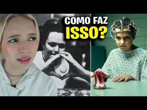 ELA MOVIA OBJETOS COM A MENTE!