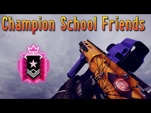 HOW SCHOOL FRIENDS PLAY CHAMPION RANKED: PS4 Ranked Highlights - Rainbow Six Siege Console Gameplay