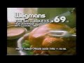 Wegmans Turkey Price Match Commercial 1990