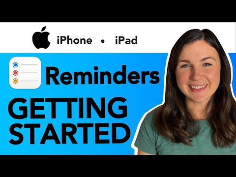 Getting Started in the Reminders App on your iPhone or iPad