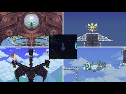 Terraria: Qwerty’s Bosses and Items (All Bosses)
