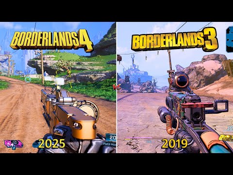 Borderlands 4 vs Borderlands 3 - Graphics and Details Comparison