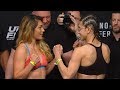 Nicco Montaño Vs Roxanne Modafferi Weigh In Face Off The Ultimate Fighter 26 Finale R WMMA