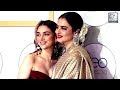 Rekha Aditi Rao Hydari Share Hugs Kisses At Global Spa Awards LehrenTV