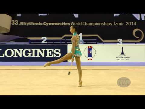 PAZHAVA Salome (GEO) - 2014 Rhythmic Worlds, Izmir (TUR) - Qualifications Clubs