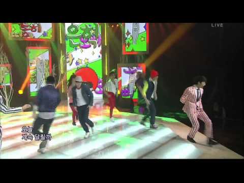 111225 Eunhyuk & Donghae - Oppa Oppa on Inkigayo Christmas special