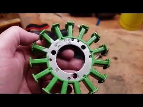 Part of a video titled How to Rewind & Repair a 3 Phase Motorcycle ATV UTV Powersports ...