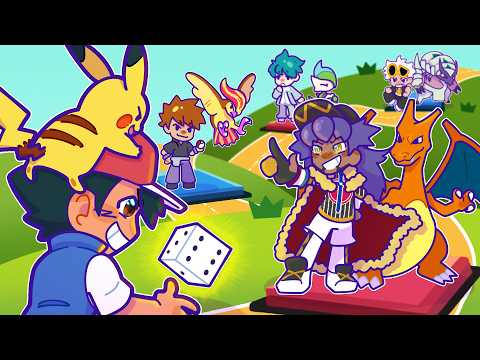 I made a Pokemon Board Game that has EVERY region
