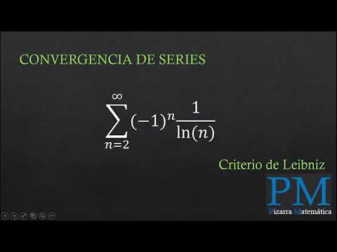 Convergencia de series EN 5 MINUTOS | Criterio de Leibniz para serie alternada | Ejemplo 2