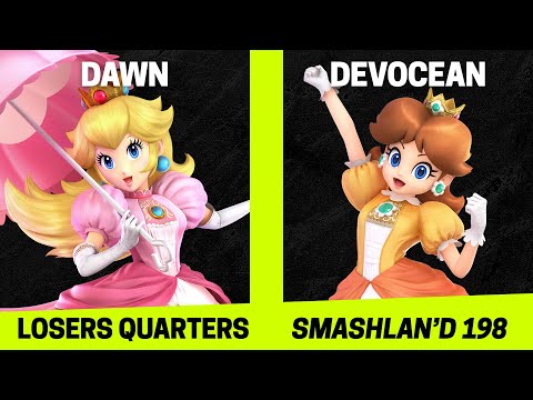 SmashLAN'd 198 Losers Quarters - Dawn (Peach) vs Devocean (Daisy) - SSBU Tournament