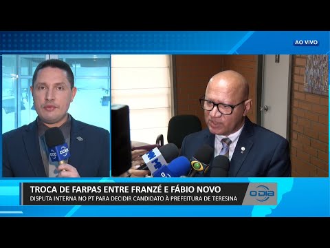 Franzé e Fábio Novo discutem em disputa do PT para candidato à Prefeitura de Teresina 03 04 2023