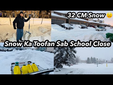 Snow Storm 🌨️ Bachoo Kay School Band Ker Diya Gaya Hain | Mamoolat E Zindagi Darham Barham 😢
