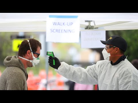 Coronavirus testing center in Hayward draws hundreds on first day