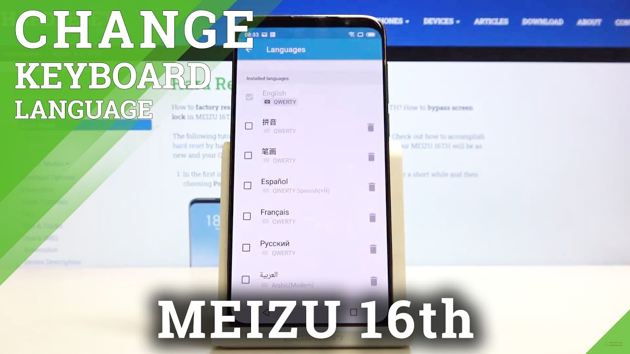 How to Change Keyboard Language in MEIZU 16TH – Set Up Keyboard Settings