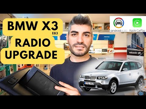 BMW X3 E83 - RADIO UPGRADE CARPLAY ANDROID AUTO 10\"