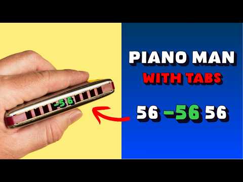 Day 1 - Harmonica for Beginners - Learn Piano Man #harmonica #tutorial 
