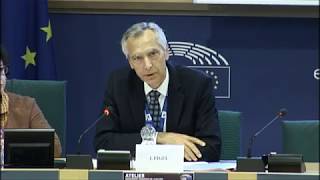 Ján Figeľ Speaking on Religious Freedom at the European Parliament on September 6, 2018.
