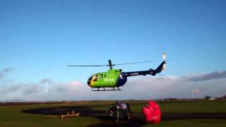 preview picture of video 'Charity Air Ambulance Taking Off At Perth Airport Scone Perthshire Scotland'