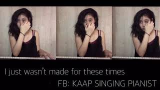 I Just Wasn&#39;t Made For These Times (Beach Boys) Cover by Kaap Singing Pianist