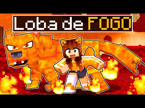 Jogando como LOBA de FOGO no Minecraft ◂Miika▸