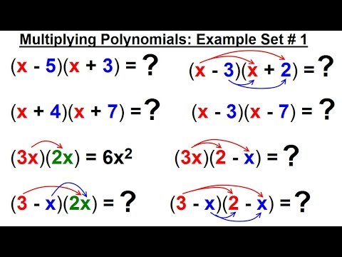Algebra Ch 5 Polynomials 1 of 32 What is a Polynomial