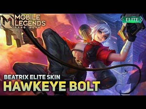 BEATRIX HAWKEYE BOLT ELITE SKIN | BLITZ ATTACK -MOBILE LEGENDS