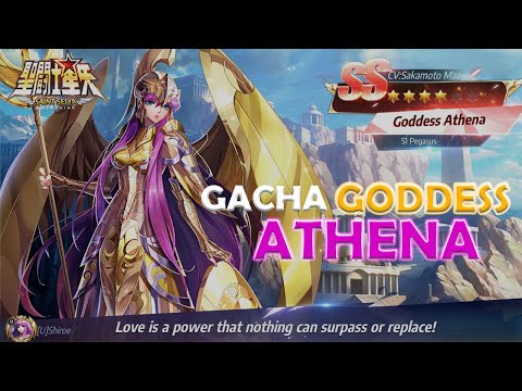 GACHA ATHENA GODDESS WISDOM AND WAR | SAINT SEIYA AWAKENING